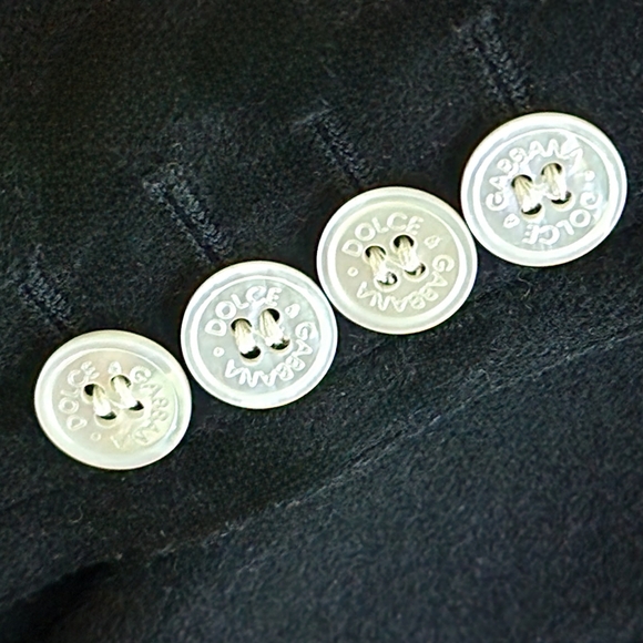 DOLCE & GABBANA Vintage Double Breasted Peacoat - Picture 8 of 12